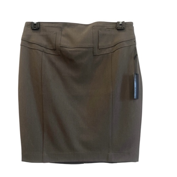 Express Dresses & Skirts - Express Greyish Brown High Waist Mini Pencil Skirt Size 10